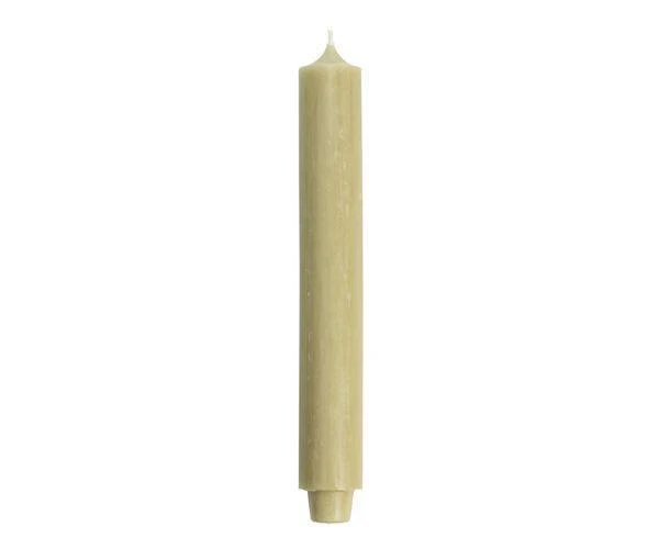 Dinerkaarsen set van 2 - Beige olijf - 3,2x30cm