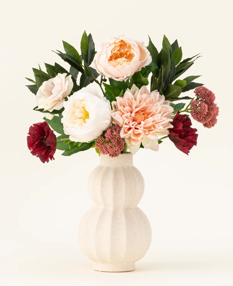 Zijden kunstbloemen boeket Jewel Bloom