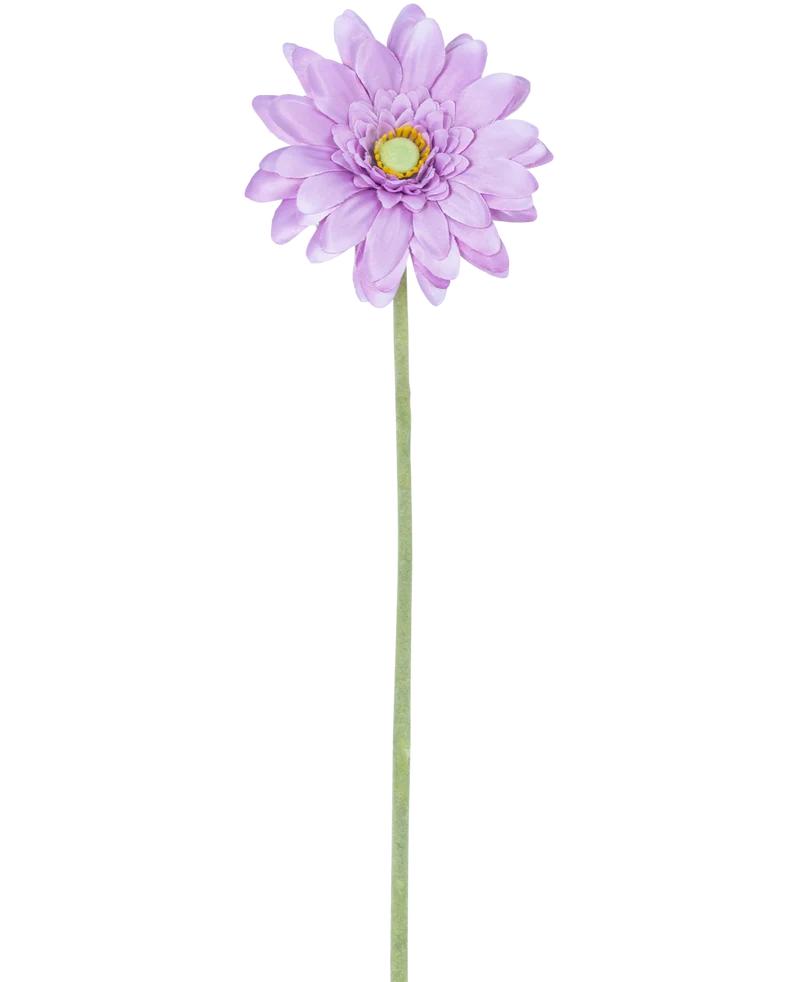 Kunstbloem mini Gerbera 47 cm lila