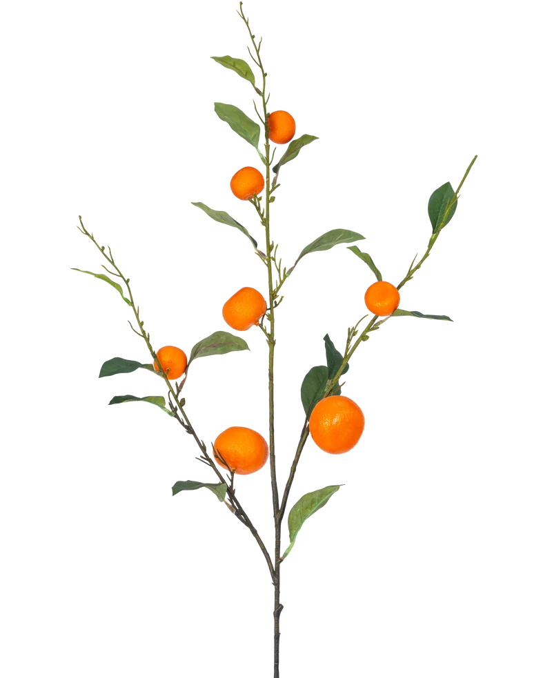 Kunsttak Mandarijn 93 cm oranje