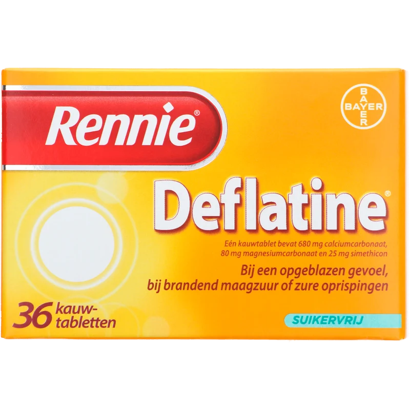 Rennie Deflatine kauwtablet