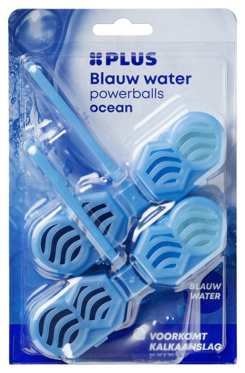 Powerball toiletblok blauw water