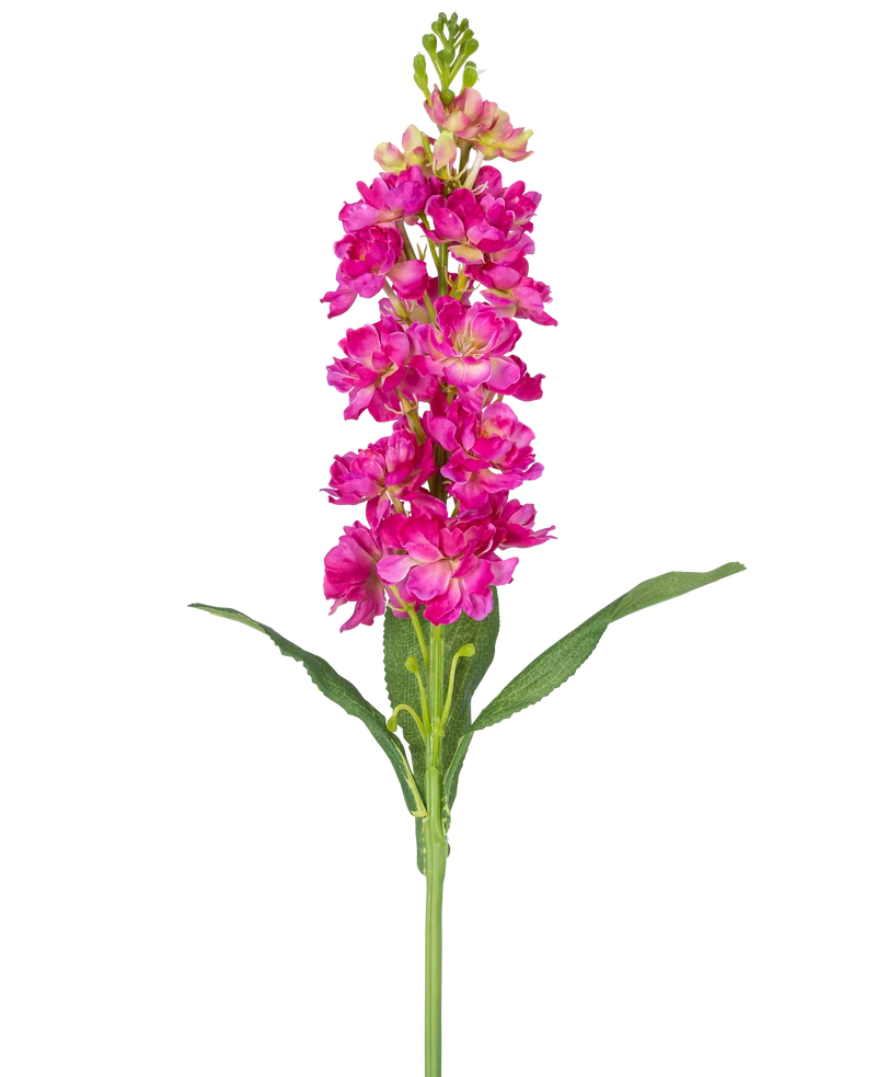 Kunstbloem Violier 78 cm fuchsia