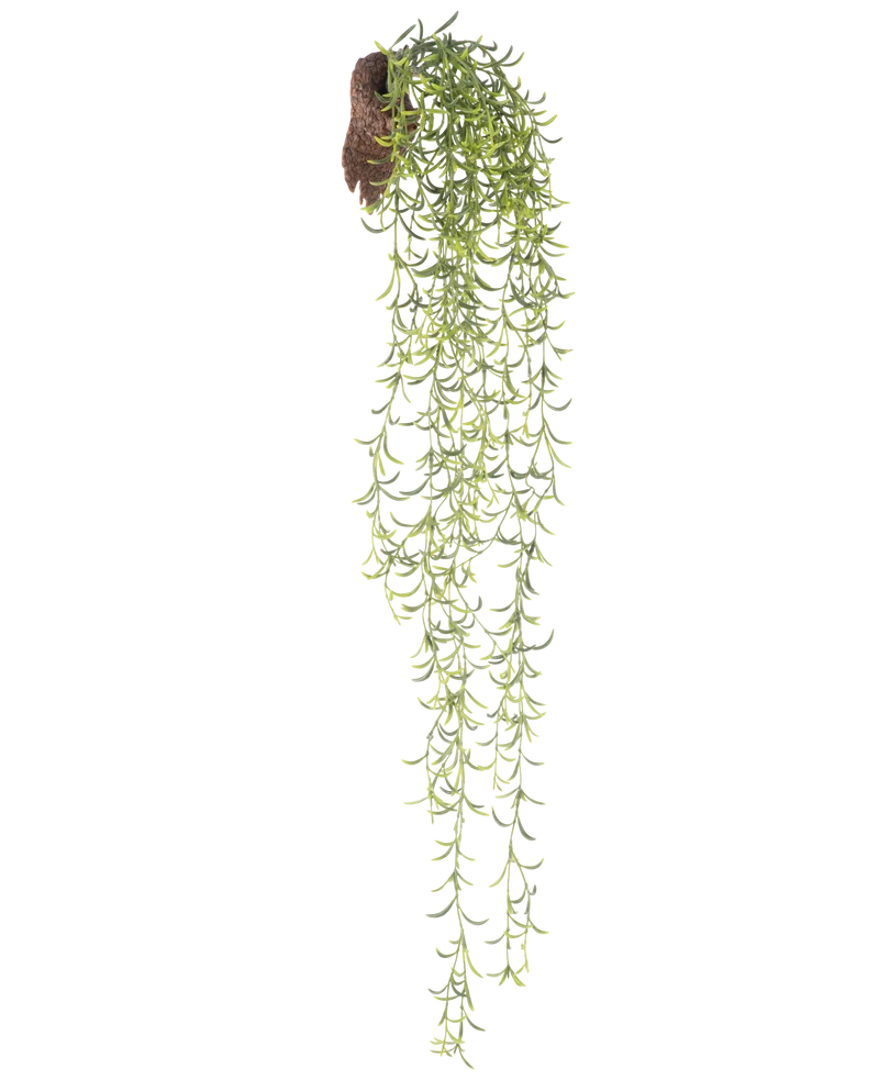 Kunst hangplant Senecio 86 cm