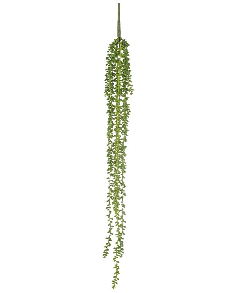 Kunst hangplant Senecio 91 cm