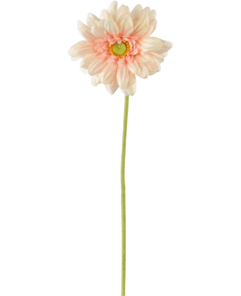 Kunstbloem Gerbera mini 47 cm zachtroze
