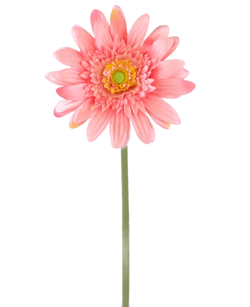 Kunstbloem Gerbera 55 cm roze
