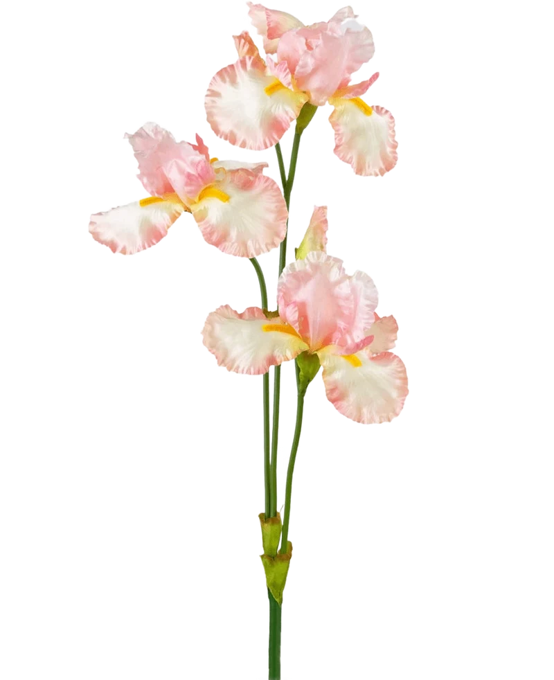 Kunstbloem Iris 102 cm licht roze