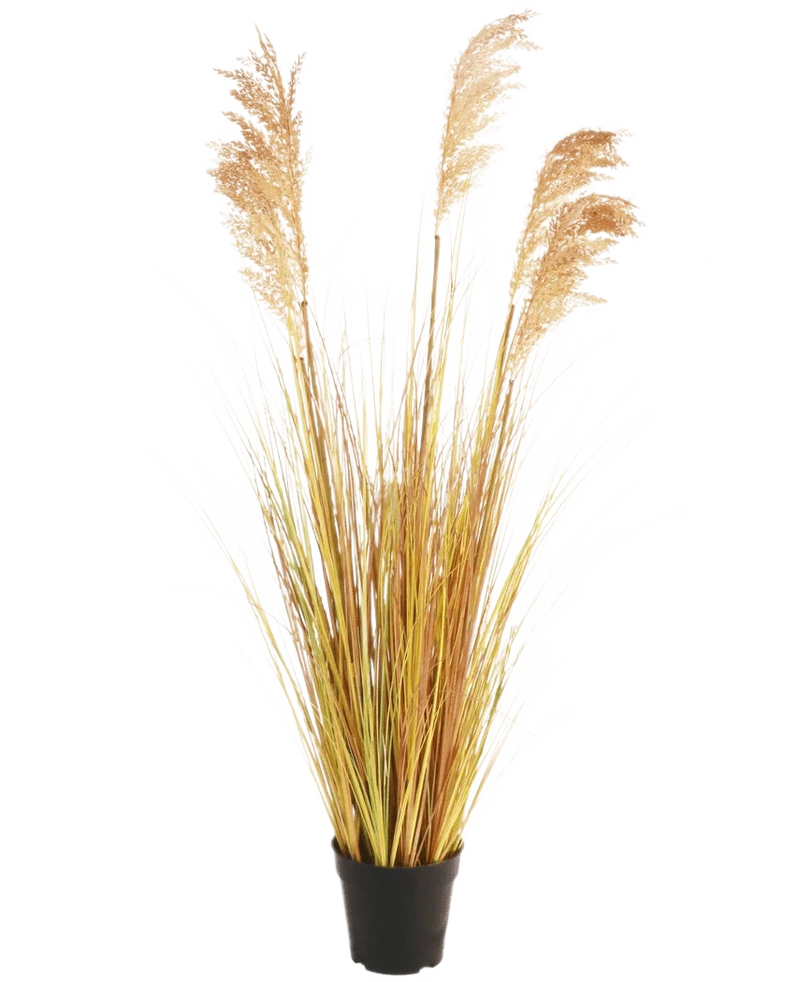 Kunst Grasplant Sorghum 110 cm brandvertragend