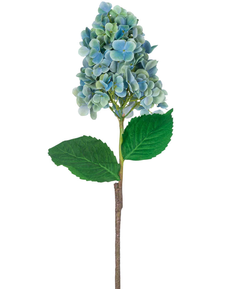 Kunst Hortensia 93 cm blauw