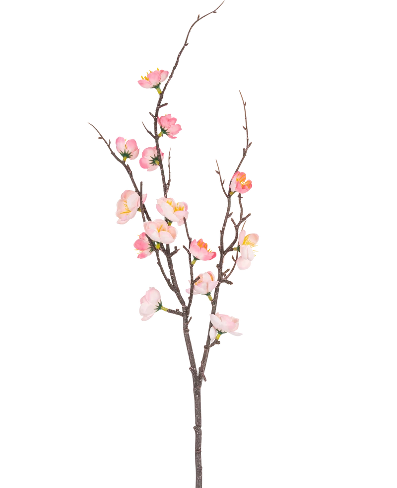 Kunsttak Prunus 78 cm roze