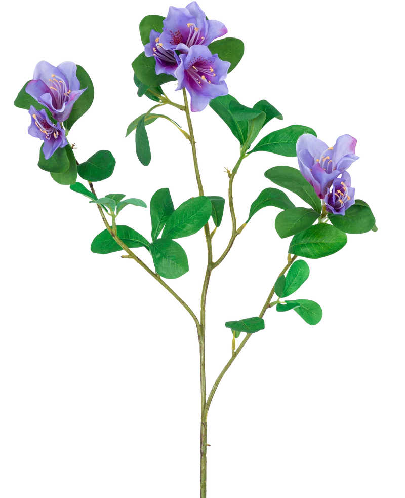 Kunstbloem Rododendron Azalea 73 cm paars