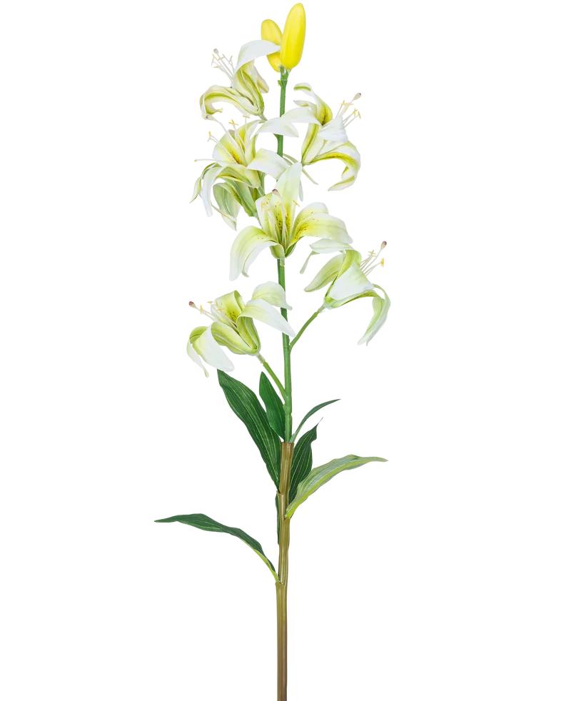Kunstbloem Martagon Lelie 78 cm wit