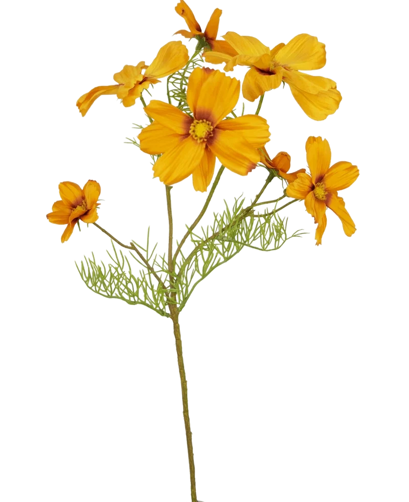 Kunstbloem Cosmos 74 cm orange