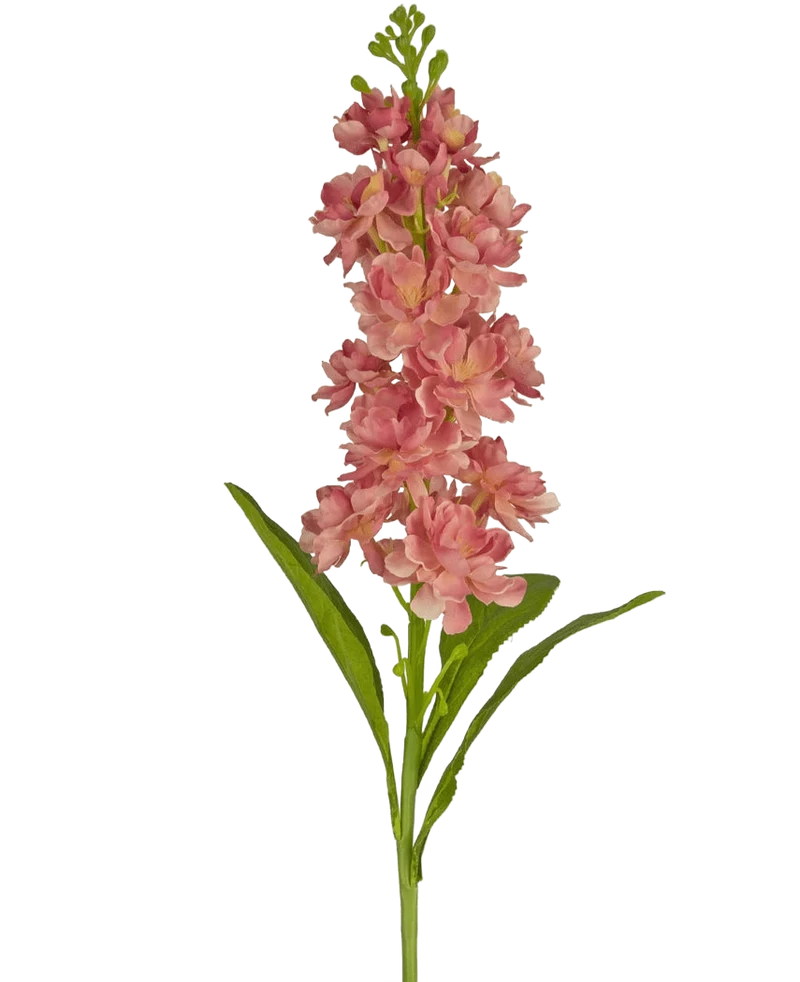 Kunstbloem Violier 78 cm roze