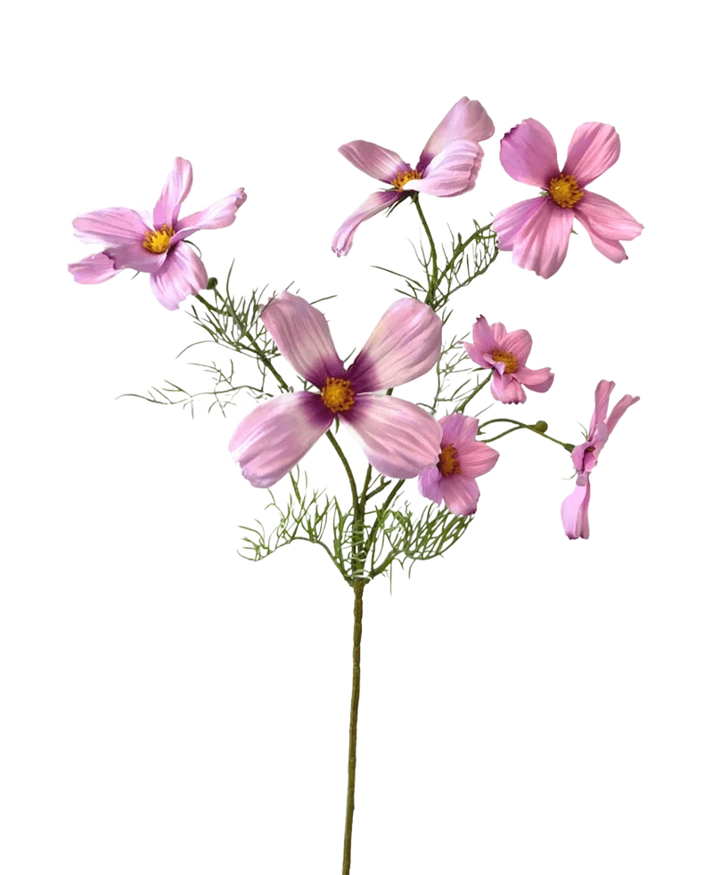 Kunstbloem Cosmos 74 cm roze