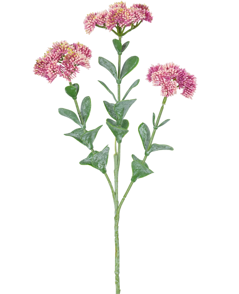 Kunsttak Sedum 56 cm lichtroze