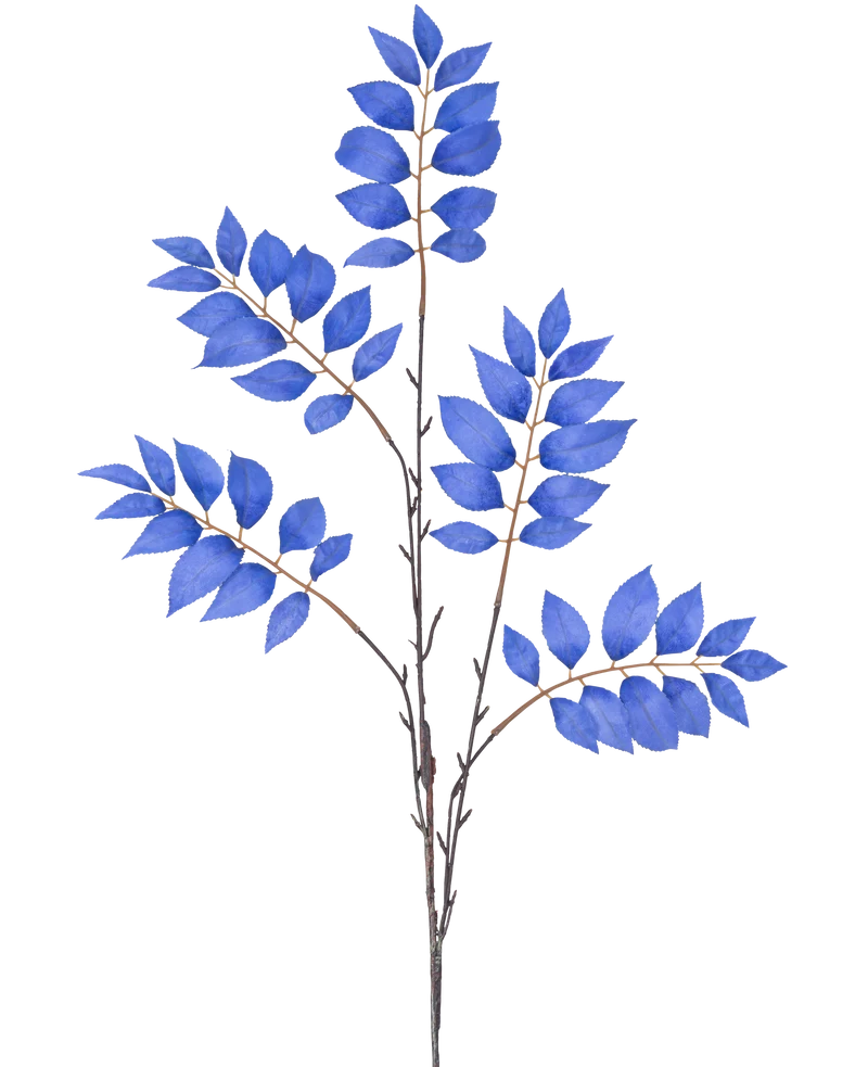 Kunsttak Varen vertakt 83 cm blauw