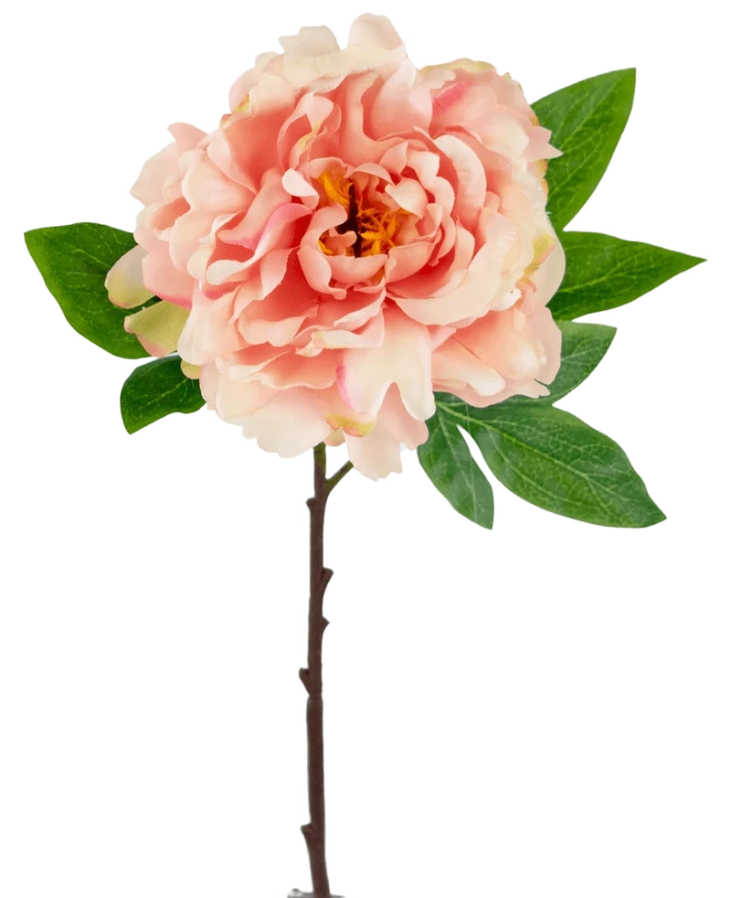 Kunstbloem Pioenroos 61 cm zacht roze