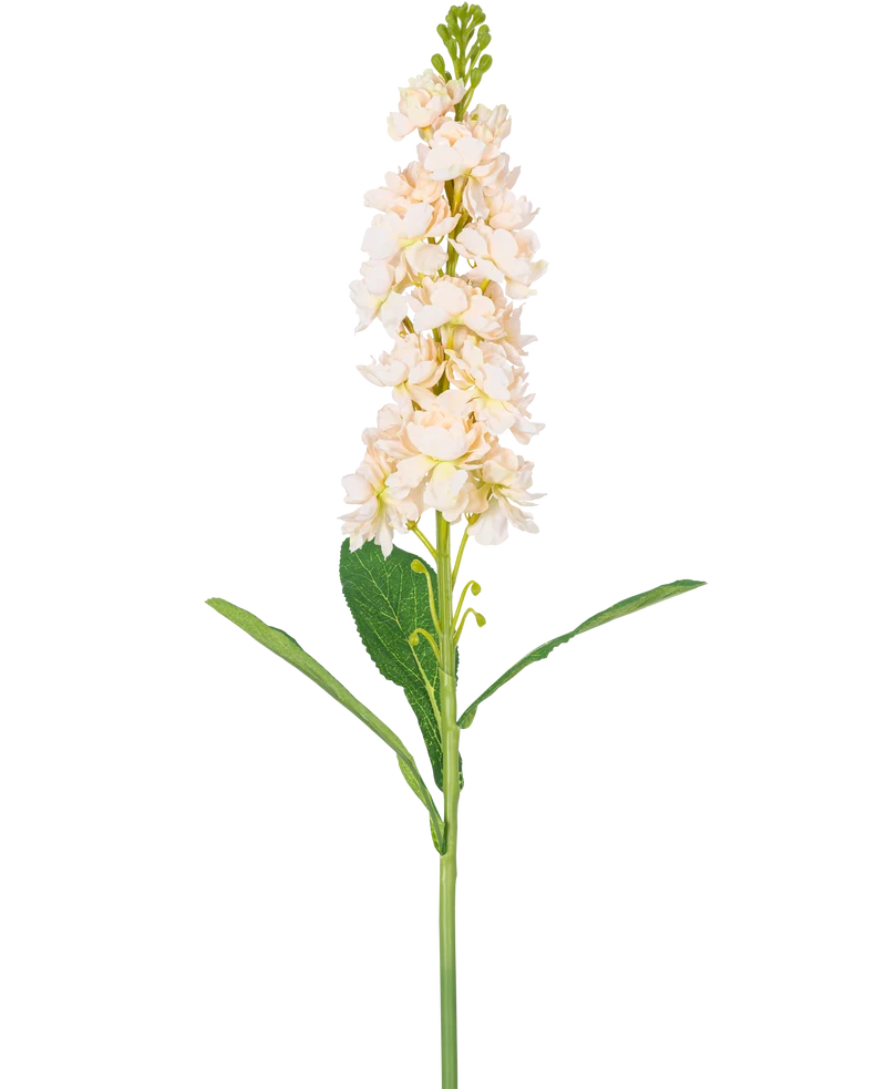 Kunstbloem Violier 78 cm crème