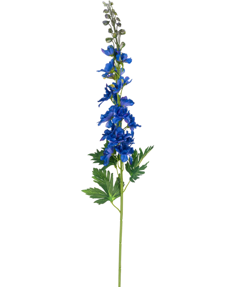 Kunstbloem Delphinium 79 cm blauw
