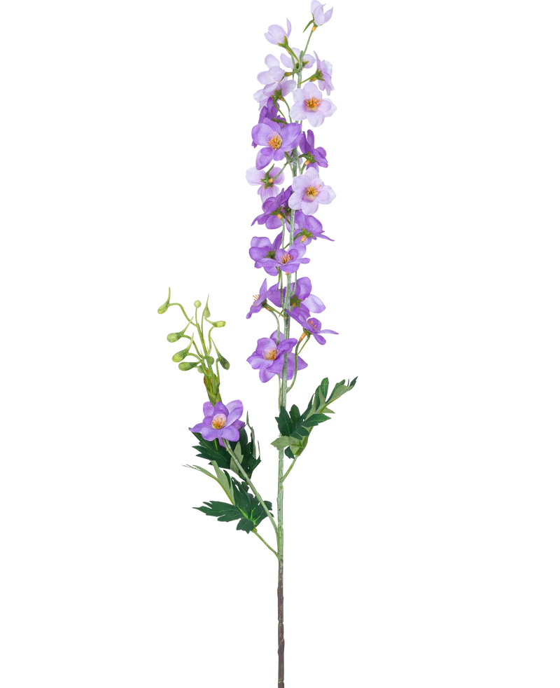 Kunstbloem Delphinium 79 cm paars