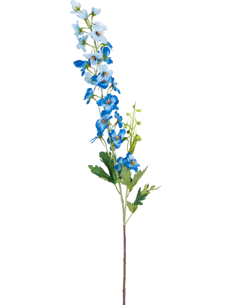 Kunstbloem Delphinium 79 cm blauw