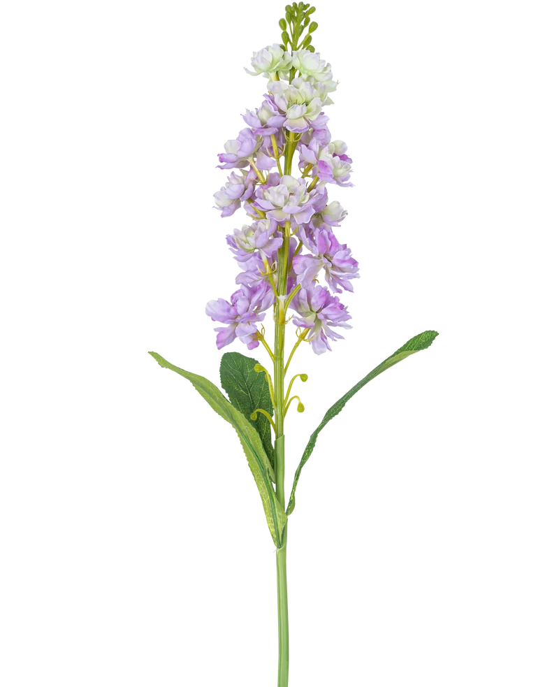 Kunstbloem Violier 78 cm paars