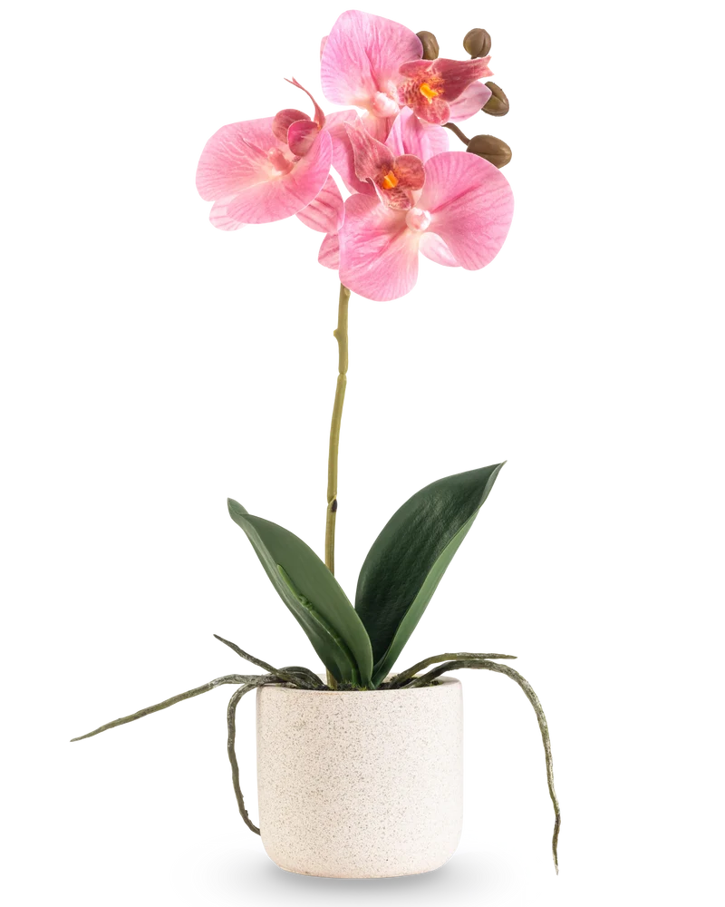 Kunst Orchidee Real Touch 30 cm roze
