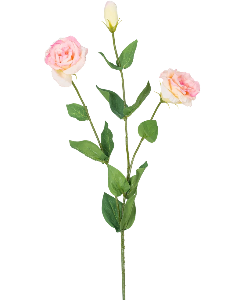 Kunst Eustoma Real Touch Lichtroze 72cm