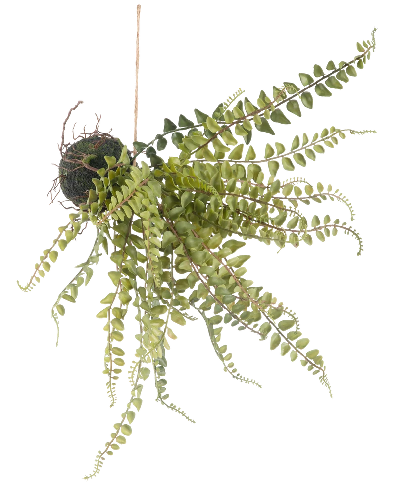 Kunst hangplant Varen bal 45 cm