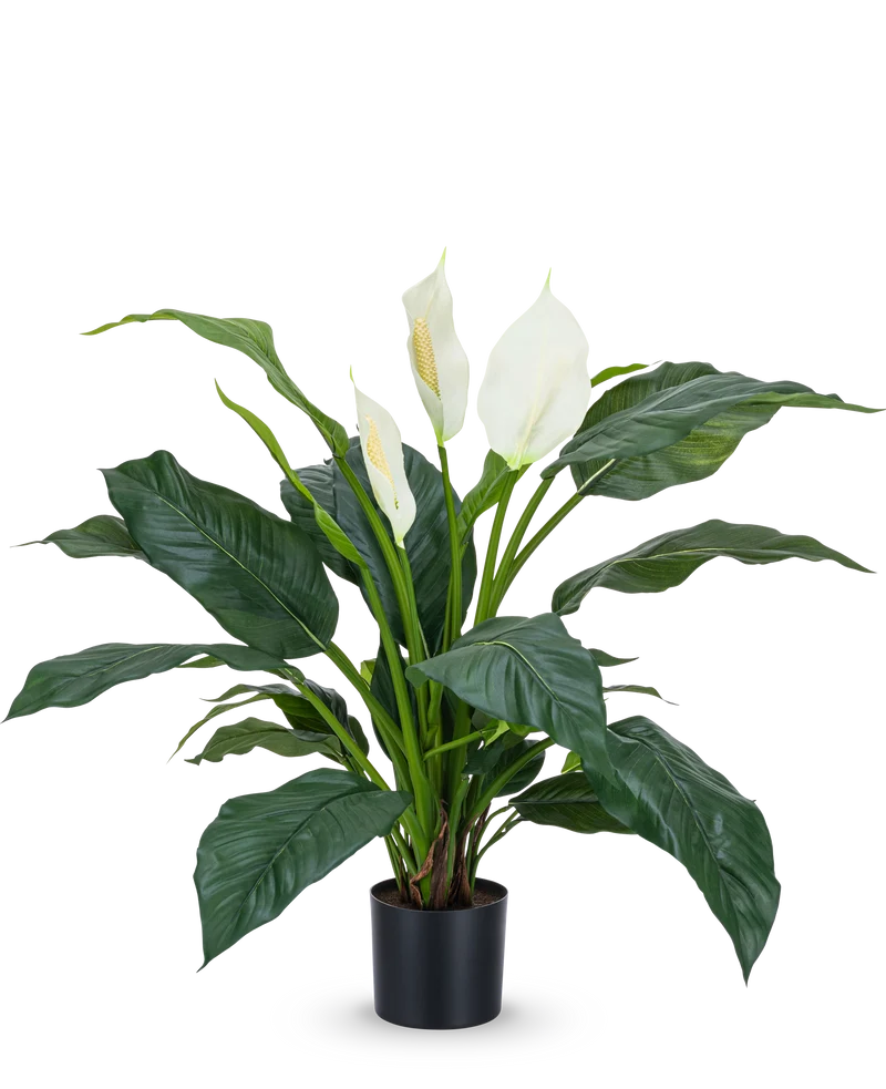 Kunstplant Spathiphyllum wit 85 cm