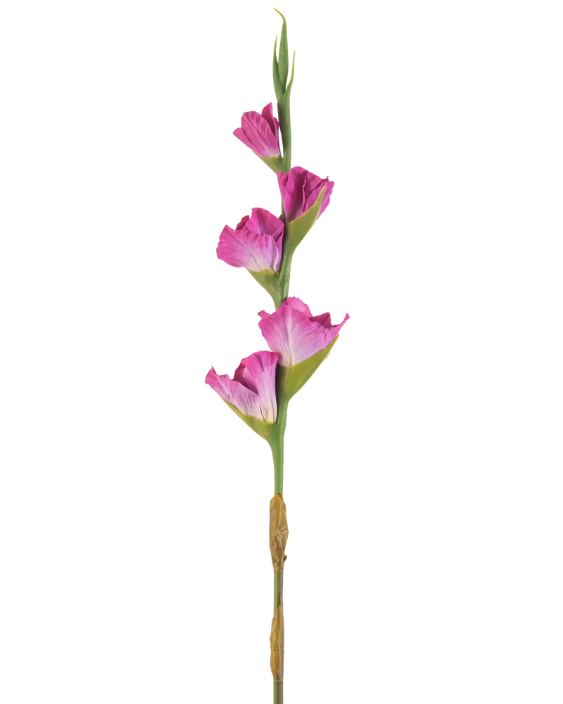 Kunstbloem Gladioli 83 cm fuchsia