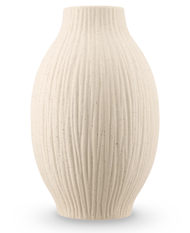Vaas Silent Leaf 25 cm beige