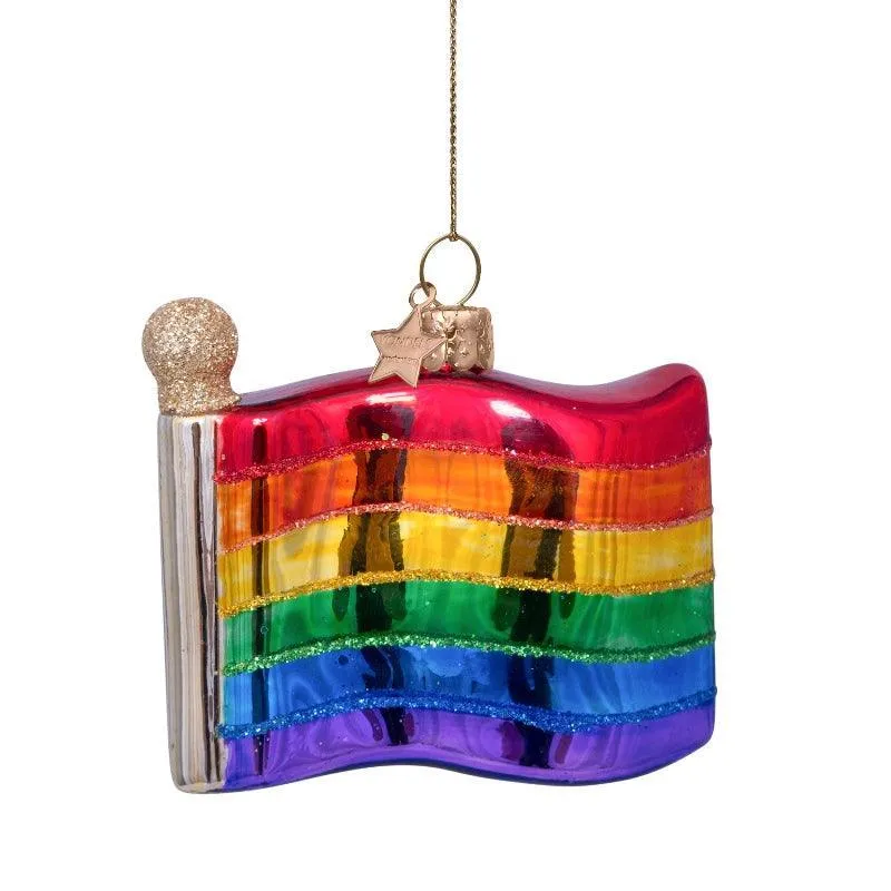 Kerstornament - Vondels Regenboogvlag