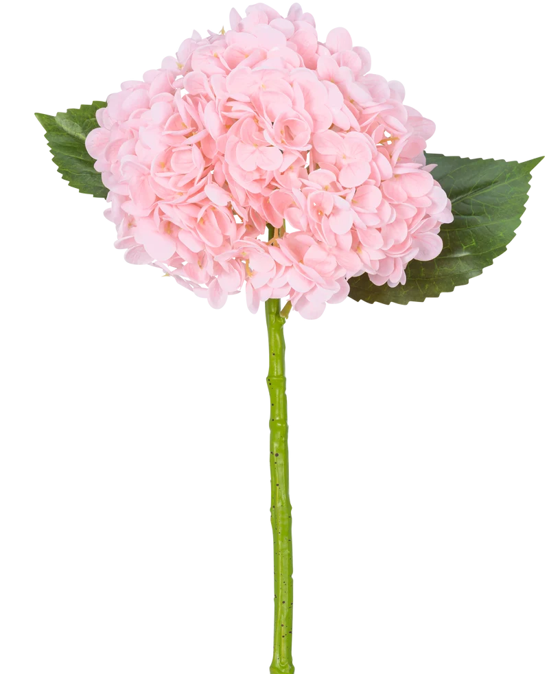 Kunsthortensia "Annabelle" Real Touch Roze 55cm