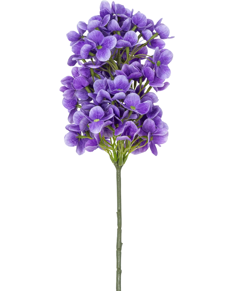 Kunstbloem Sneeuwbal Real Touch Paars 58 cm