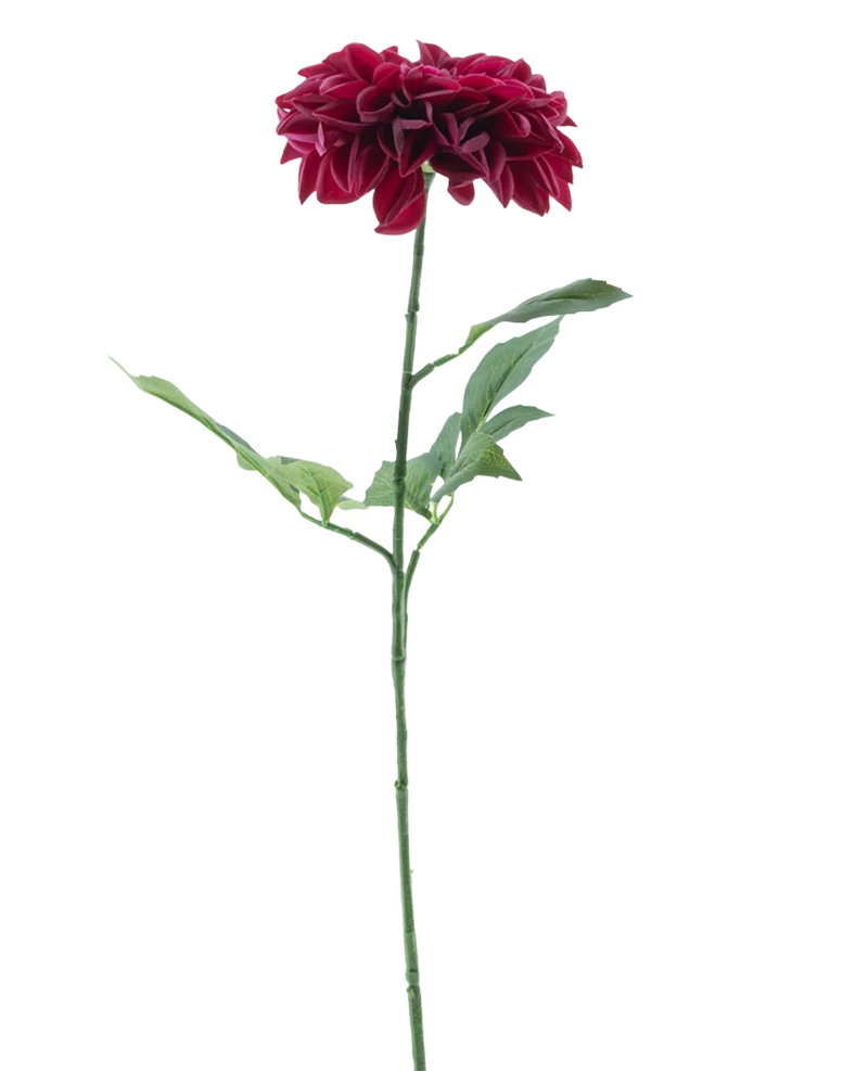 Kunstbloem Dahlia Real Touch Paars 72 cm