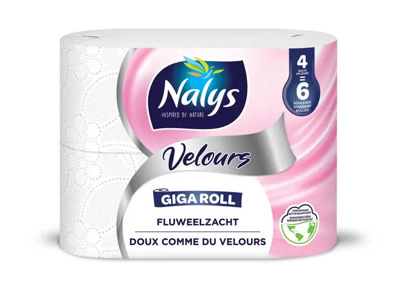 Nalys Velours giga roll toiletpapier