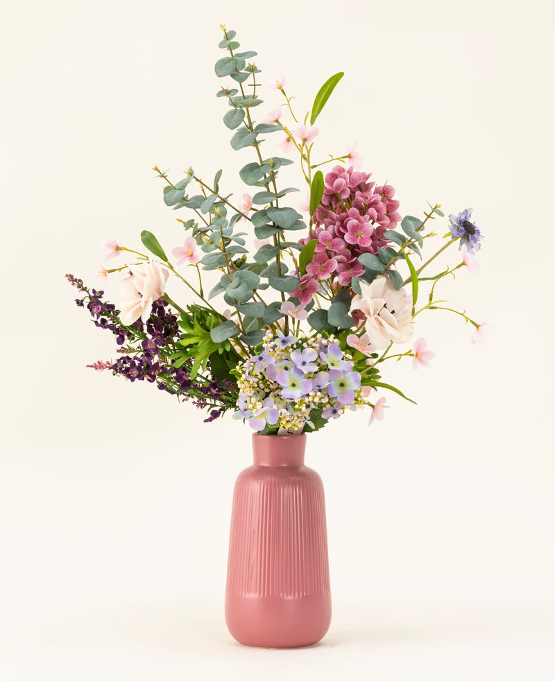 Zijden kunstbloemen boeket Lavender Dreams