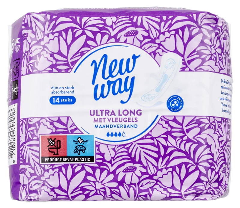 New Way Maandverband ultra lang met vleugels