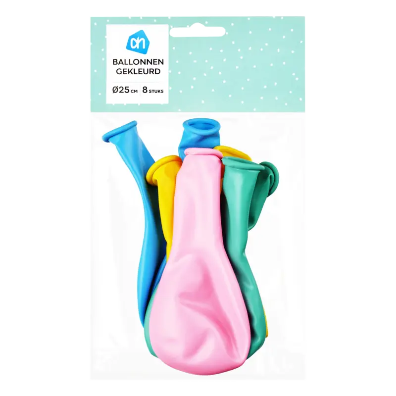 Ballonnen gekleurd