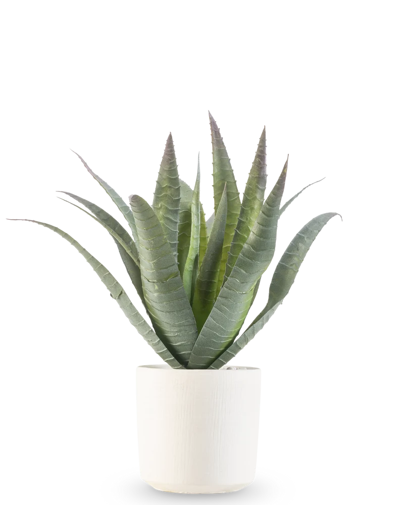 Kunst Agave 30 cm in sierpot