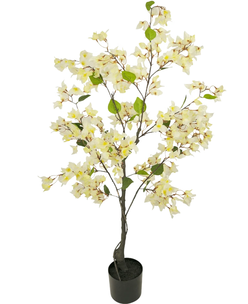 Kunstplant Bougainvillea 120 cm wit