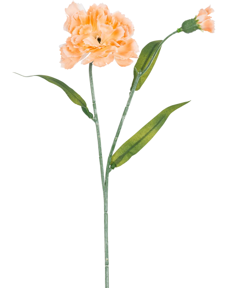 Kunstbloem Anjer 40 cm perzik