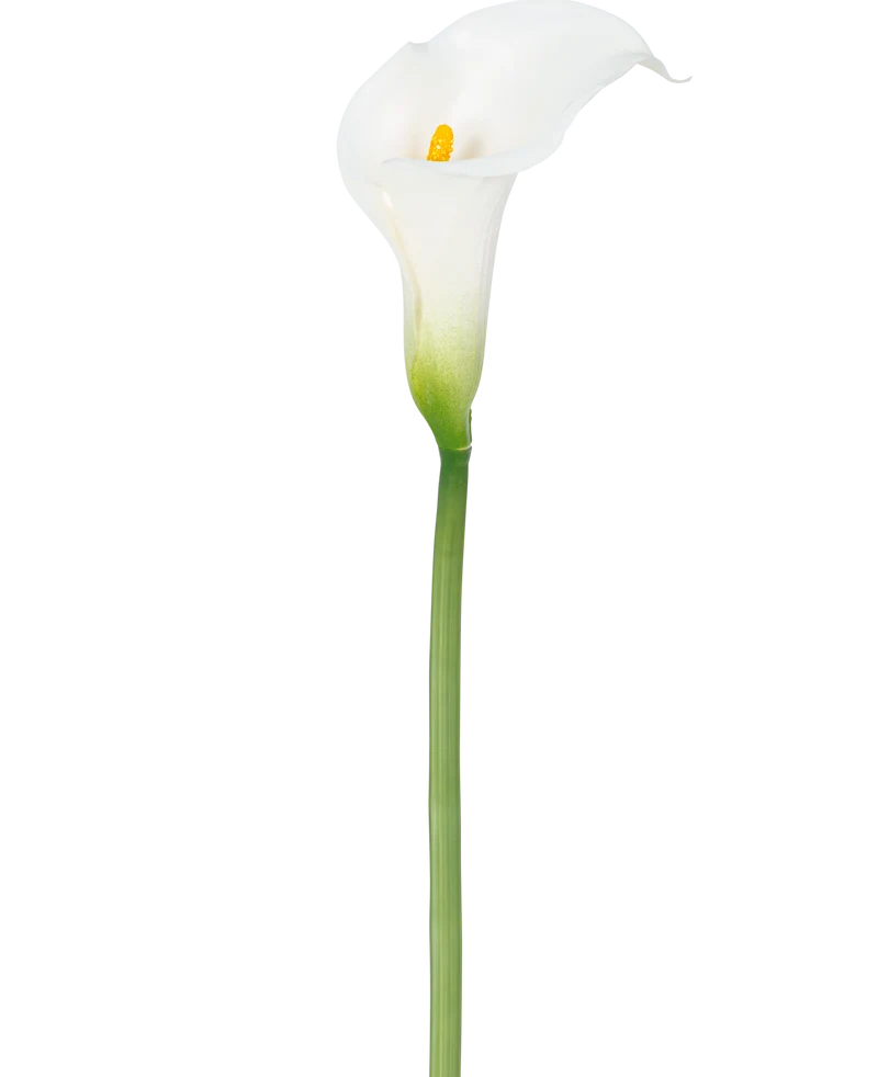 Kunst lelie 84 cm wit