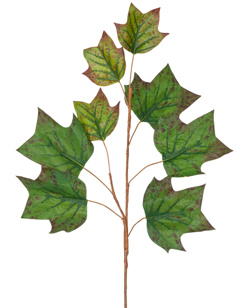 Kunsttak Eikenblad 84 cm groen