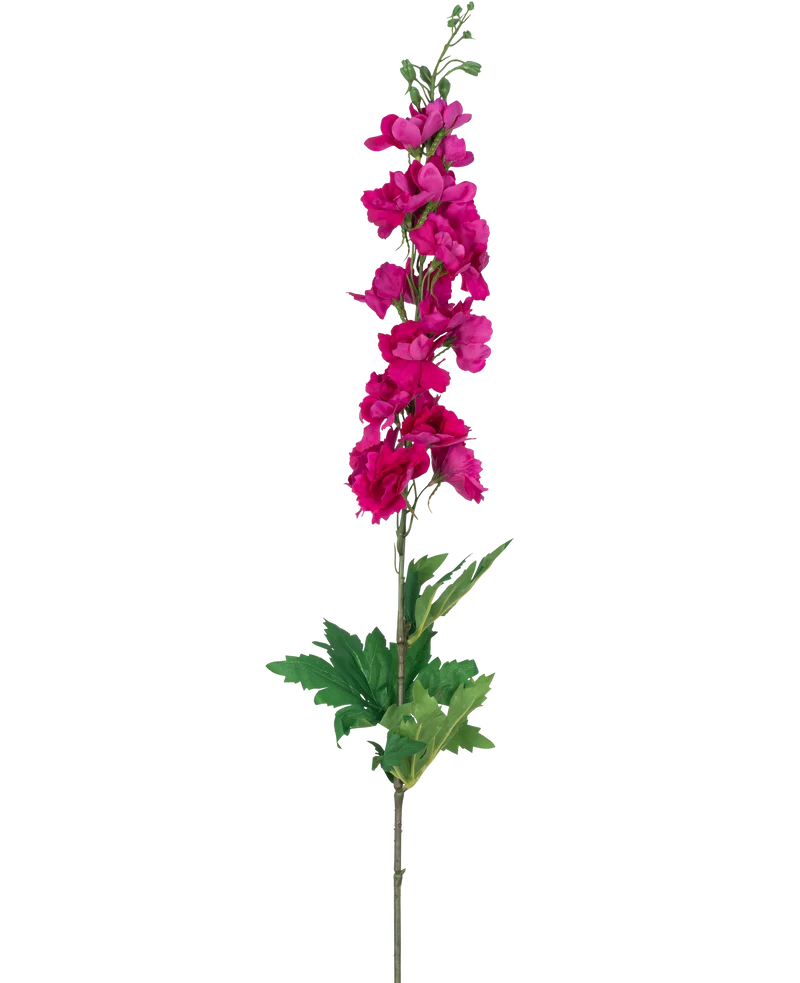 Kunstbloem Ridderspoor Real Touch roze 90 cm