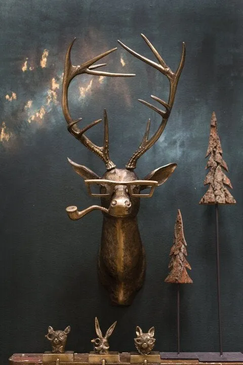 Speelse Dierenhoofd Muurdecoratie voor Elk Interieur