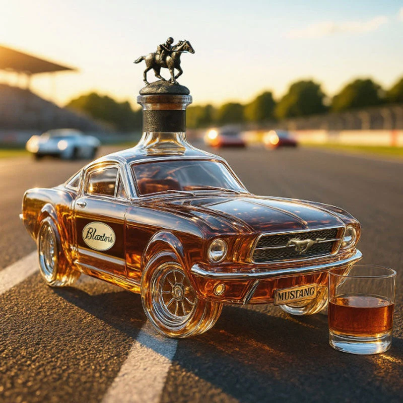 Unieke Glazen Whiskey Decanteur: Exclusief Sportauto Ontwerp voor Liefhebbers